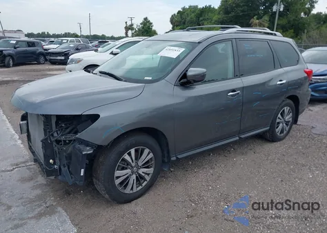 2018 Nissan Pathfinder S из США, поврежденный, VIN 5N1DR2MN5JC657803